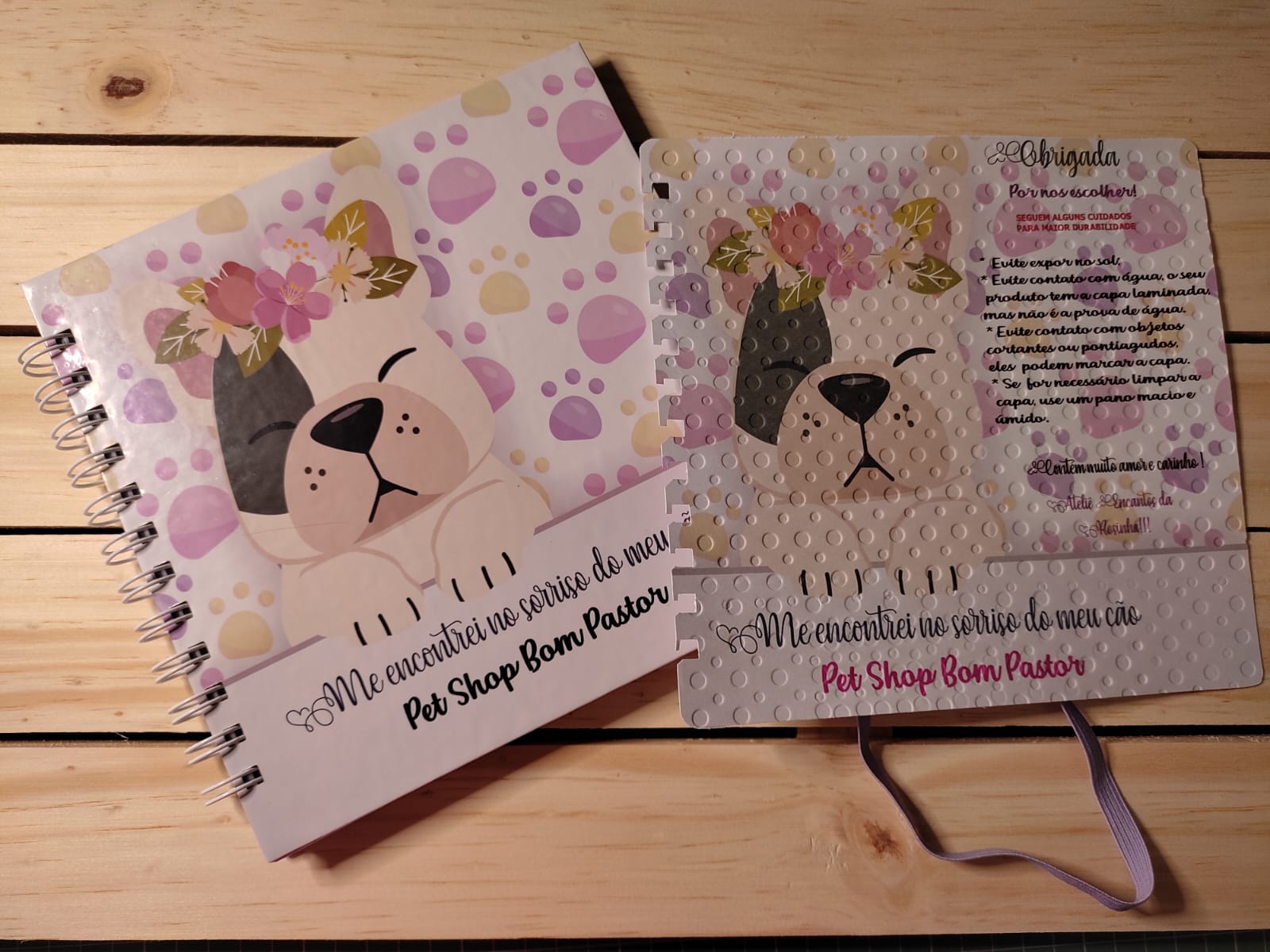 Caderno Pet – Tosa e Banho – Ateliê Encanto da Rosinha